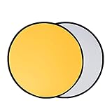 【Fácil de usar】El reflector de luz redondo tiene un diseño humanizado del mango, fácil de llevar al hacer fotografías, bolsa portátil con una cremallera resistente, adecuada para viajes o almacenamiento, duradera y portátil, adecuada para actividades de fotografía al aire libre.