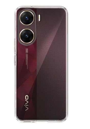 Image of COVERBLACK Rubber Back Cover for Vivo V2303 / Vivo V29e 5G - Transparent