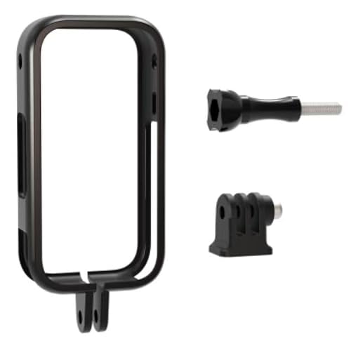 For Insta360 X6��p �ی�P�[�X �ϏՌ����Ƒψ��k�� �t���[�� �g���}�E���g�A�_�v�^�[ �ی�u���P�b�g ��� ���r�b�g�P�[�W �g���x�[���P�[�X �h�k �ϖ��� �Ռ��z�� �����h�~ �ꕔ�A�_�v�^�[�}�E���g �O�r�A���B��_�Ȃǐڑ� ���t���ȒP �f