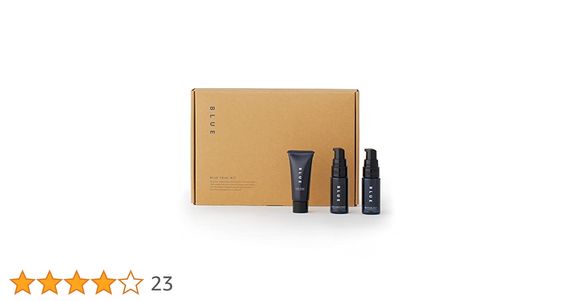 Amazon | BLUE（ブルー）1週間分の洗顔 & 化粧水 & 乳液