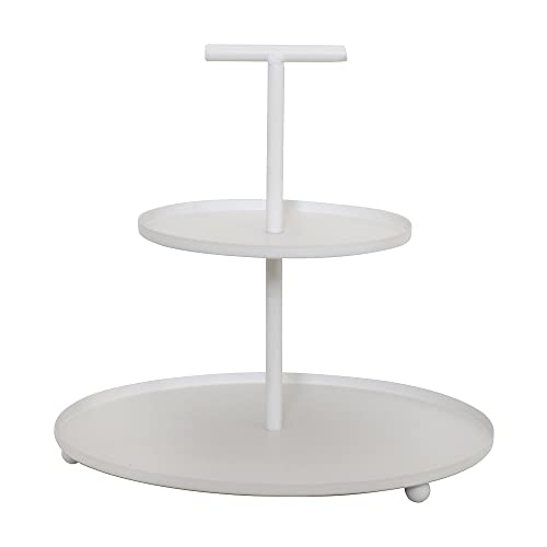 Grafelstein Etagere PURE weiß aus Metall schlichte Metalletagere modern Deko Strandhaus