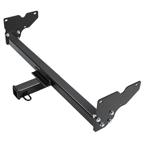 KUAFU 2-Inch Receiver Class 3 Trailer Hitch Compatible with 2018-2024 Volkswagen Tiguan All Black Towing Hitch Receiver