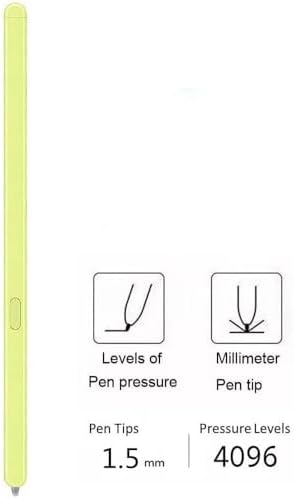 Z Fold 6/Fold 5 Slim S Pen Fold Edition,Z Fold 6 Pen 4096 Pressure Levels Compatible with Galaxy Z Fold 6/5 Phones Only, Fold 5 Stylus Pen Slim 1.5mm Pen Tip, with 3*Tips (Green) image 4