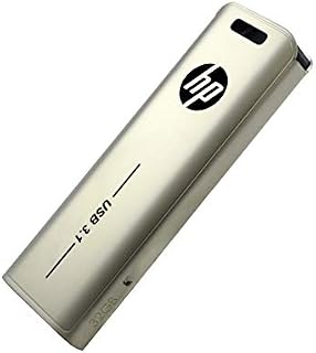 HP x796w USB 3.1 Flash Drive 128GB, Push and Pull design, Metallic finish