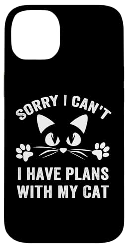 Sorry I Can'T I Have Plans With My Cat Kityy Lover Inrovert �X�}�z�P�[�X iPhone 14 Plus �p