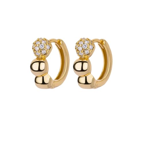 ZIAFRPN Exquisitos aretes redondos cuadrados pequeños Para Mujer 2023 Tendencia