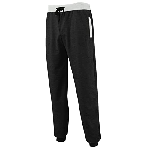 Sweatpants For Men Pack Workout Cargo Sweatpants For Men Cargo Pants Fleece Joggers Elastic Waist Baggy Drawstring Trousers Sweat Pants With Pockets F5 #TOP3