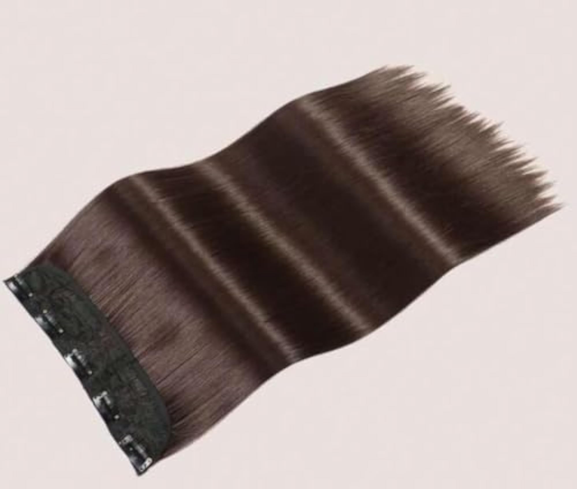 New Straight Brown Colour 24 Inch 5 Clips Hair Extensions