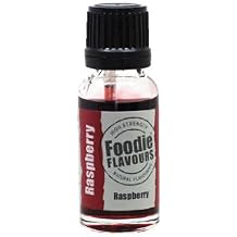 Raspberry Foodie Flavours Natural Flavouring 15ml - for food use, baking