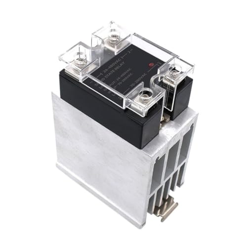 Relais statique monophasé avec dissipateur thermique 100A 120A DC-AC commutateur statique