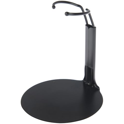 Plymor DSP-30B Black Adjustable Action Figure Stand, fits 6 and 6.5 inch Action Figures, Waist is 1.25
