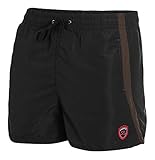 ✅ VIELFÄLTIG EINSETZBAR I Durch den breiten Bund mit Kordelzug besitzt die Badehose einen zuverlässigen Sitz beim Schwimmen und Sprüngen ins Wasser. Diese Shorts ist aber auch als Freizeit- oder Fitnesshose sehr gut geeignet.