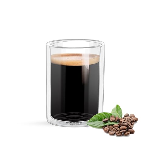 Verres thermiques Wilmax 100 ml par 6 à double paroi