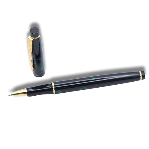 Image of Venti Fountain Pen - Metal Luxury Pen, Schmidt Nib (Medium), Best Pen Gift Set for Men & Women, Professional, Executive, Office, Nice Pens,Return Gift (F621-Marble Blue)
