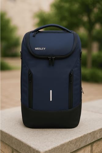 Image of Wesley Rover Pro Series Smart Tech Anti-Theft Laptop Backpack With USB-A & C Type Charging, Internal Organiser Water-Resistant Scratch-Resistant /Business /College /Office bag fits laptop upto 16 inch