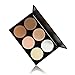 Vodisa Contour Face Powder Kit Base Foundation Corrector Palette Sleek Pigment Pro Pressed Powder Cosmetics Highlighting Contouring Bronzing Beauty Make up Bronzer Pallet Brown