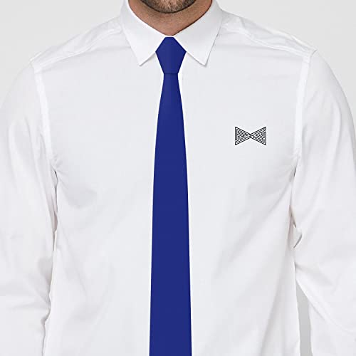 Image of Men's Oxford Matt Neckties Solid Color for Adults Tuxedo Classic Design, by Bow Tie Hosue