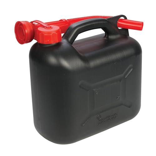 Bidon à carburant 5 L Silverline 199991 plastique avec bec verseur anti-fuite