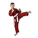 ARIMA Kihon Red Karate Gi Uniform – Lightweight Beginner Gi for Training – Durable WKF-Style Karate Suit with Belt - 180