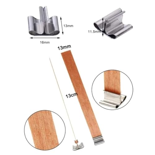 Mechas de madera para velas pack 100 und 6 mm x 60 mm miniatura 5