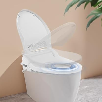 WSIKGHU Bidet Toilettensitz Smart WC Bidet Set mit Düse, Temperatur Einstellbar, Beheizte Toilette | Automatische Reinigung | Lufttrocknung Smart Toilette | EU Lagerbestand – Bild 8