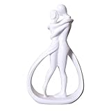 ↹Utilisation polyvalente : cette statue de couple peut être placée sur n'importe quelle surface, y compris les ordinateurs de bureau, les meubles TV, les cheminées, les tables de nuit et les étagères. ajoute une touche de romantisme et d'élégance à votre décoration intérieure.