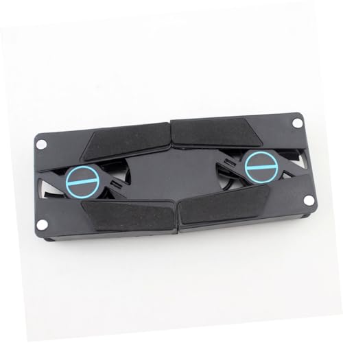 2 piezas base refrigerante para laptop con doble ventilador USB miniatura 4