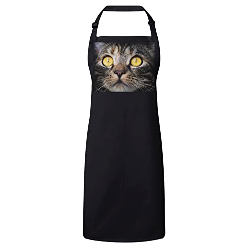 Tablier cuisine chat tigre européen anti-taches pour protéger vos vêtements avec ce chaton