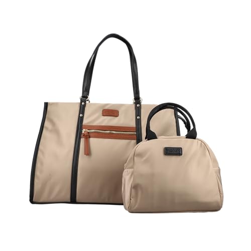 Rieker Damen Shopper H1542-62 beige + Kühltasche