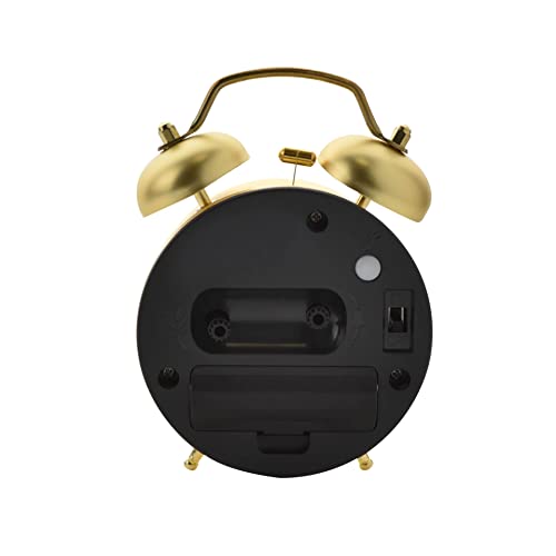 Widdop Harry Potter Hogwarts Crest Twin Bell Alarm Clock, Gold, 12 x 9 x 5cm - Image 3
