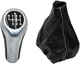 ☞Exquisites Design: Dieser manuelle Schaltknauf hat ein schönes und stilvolles Design mit einem ergonomisch gestalteten Schalthebel mit dauerhafter Verschleißfestigkeit. Die harmonische Mischung aus Stil und Funktion verbessert Ihr Fahrerlebnis und strahlt auf jeder Fahrt Eleganz aus.