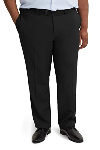 C&A Herren Hose Stretch|Viskose|Polyester Hosen Unifarben schwarz 68