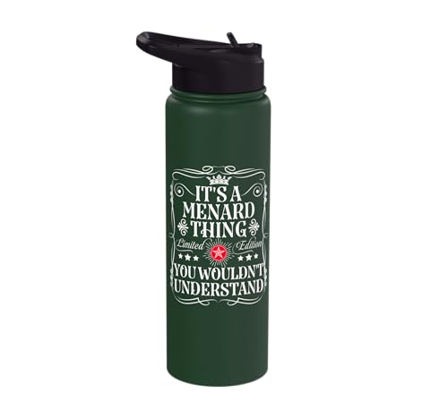 Menard Stainless Steel Insulated Water Bottle