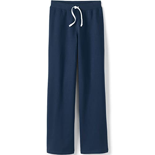 Lands' End Uniform Girls Sweatpant Classic Navy Womens Regular Medium #TOP1