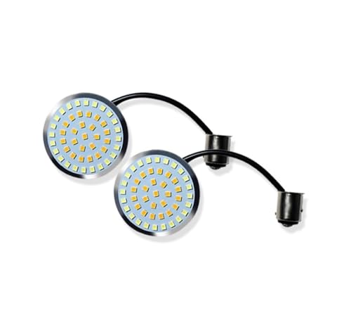 Feux arrière LED 1157 moto 2 pouces pour réparer clignotant Dyna