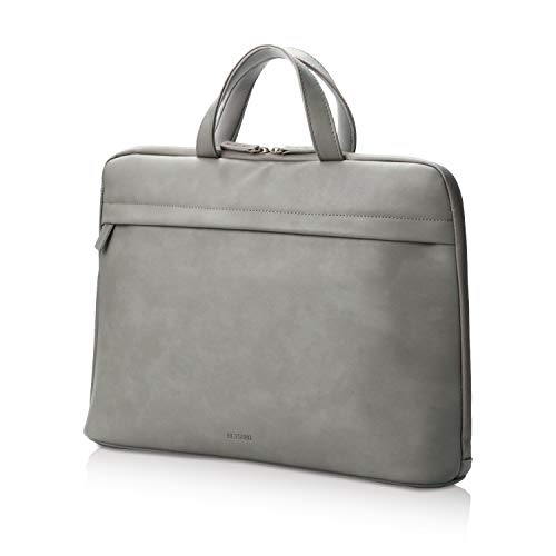 Elecom-Japan Brand-Laptop Draagtas 15,6 inch formaat Zacht leer Waterdicht en Waterstop Bevestiging Grijs BM-BE02GY