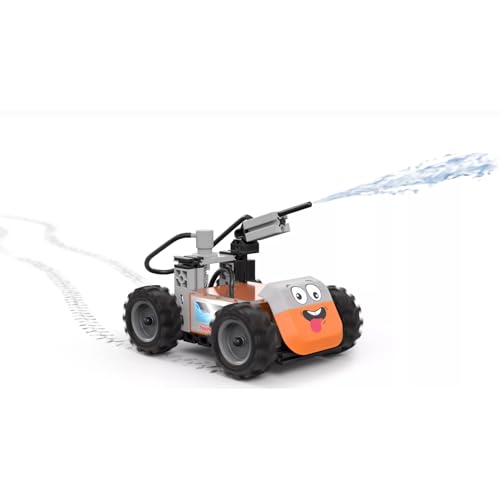 Fischertechnik Junior Pro 576100 – Giocattolo Da Costruzione Per Bambini, 7 Modelli Tra Cui Un Camion Dei Pompieri, Dai 5 Anni, Arancione - 2