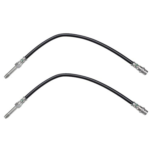 TRQ Driver & Passenger Side Brake Hose Set Compatible with 2003-2006 Dodge Sprinter 2500 Sprinter 3500 2002-2006 Freightliner 2012-2019 Mercedes-Benz 2019