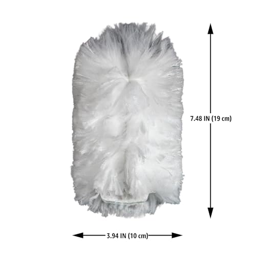 Image of Amazon Basics 360 Heavy Duty Duster Kit with Extendable Handle and 6 Microfiber Plumes Refills for Pet Hair
