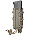 IDOGEAR Mag Pouch 9mm Pistol Magazine Pouches Molle Tactical Airsoft Poly Mag Carrier Hunting Equipment Holder (C. Coyote Brown)