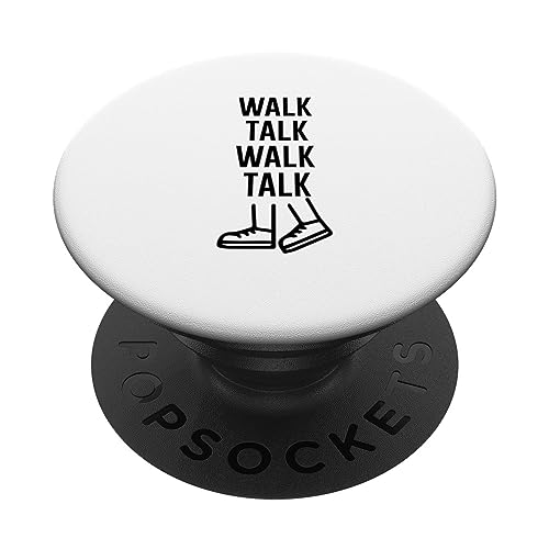 Cute Graphic Tees - T-shirt Walk Talk Walk Talk PopSockets PopGrip Interchangeable