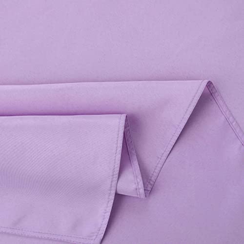 Image of FOLINS&HOME Lavender Rectangle Waterproof Tablecloth, 90 x 132 Inch