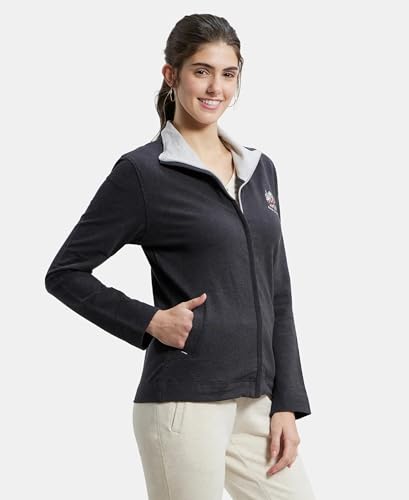 Image of Jockey Women's CottonSolid Regular Standard Length Jacket