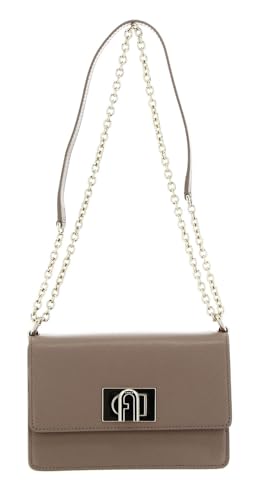 Furla Leather cross body bag evening bag 1927 Mini Crossbody 20 Greige beige
