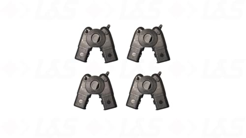MWH Gelenk für Klappsessel Royal Garden 2 x 2er Set - Schwarz - (2)