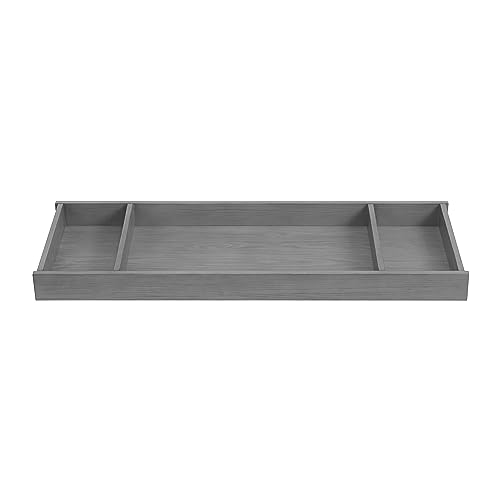 Image of Oxford Baby Weston Changing Topper for 7-Drawer Dresser, Dusk Gray
