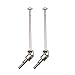 2Pcs Vgoohobby Universal Shaft Drive Joint Upgrade Part 108015 Compatible with HSP Redcat Volcano Epx/epx PRO 1/10 RC Car Monster Truck 94111 94108 (Silver)