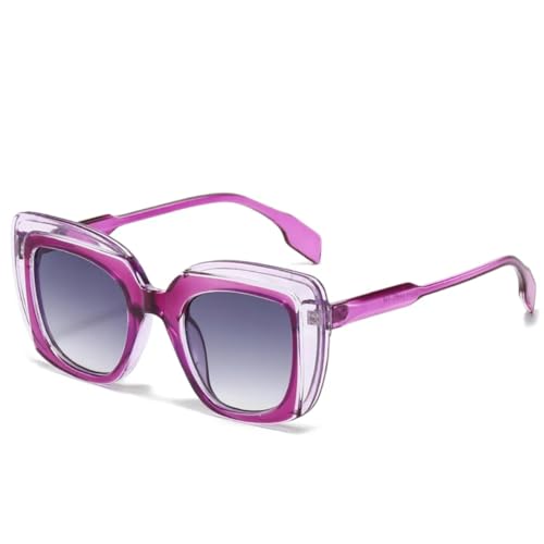 Lunettes de soleil surdimensionnées rétro protection UV400 mixte