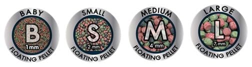 Image of Omega One Special Fish Food with Spirulina for Colour, Growth & Jelly Enhancer Floating Type Micro 1 Mm Pellet 500 Gm, All Life Stages