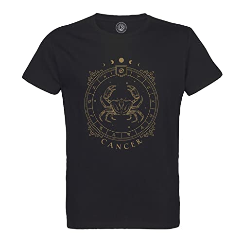 T-shirt Cancer homme col rond cartomancie astres et prédiction divinatoire